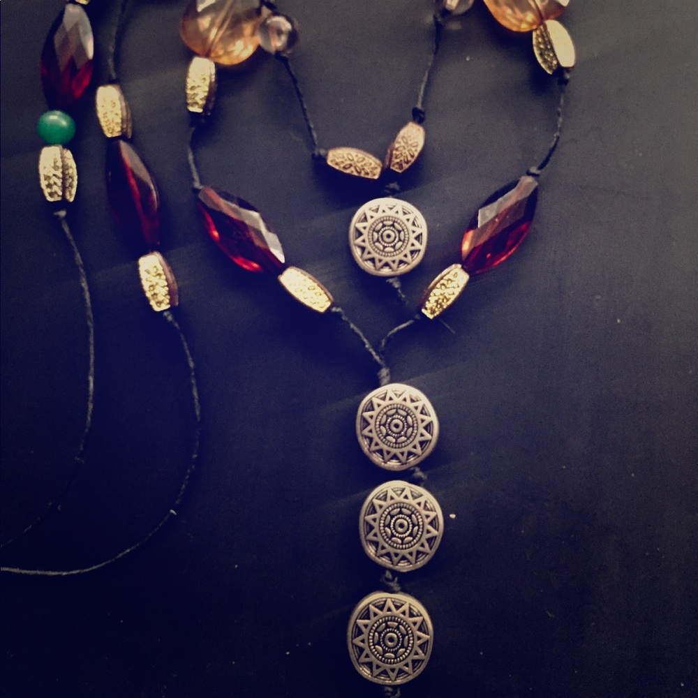 Cute double strand necklace